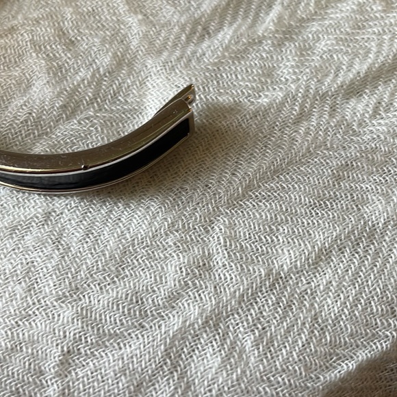 Swarovski BANG/RHD/JET W/BLK EPOXYTHIN Bangle NWT - Picture 6 of 6